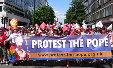Protest the Pope, 18 September 2010