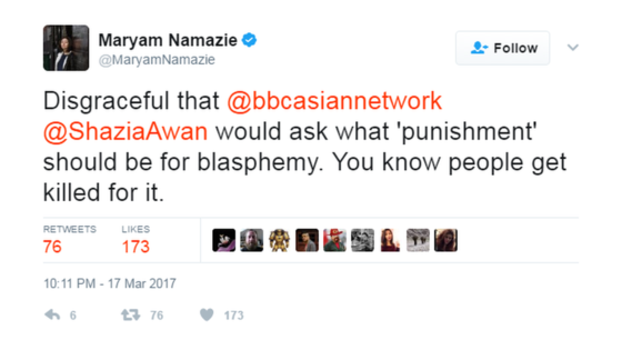 Attacks on freethinkers and the celebration of apostasy and blasphemy